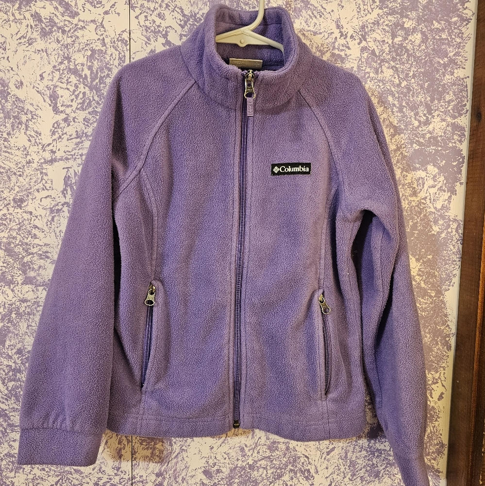Girls Columbia fleece zip up